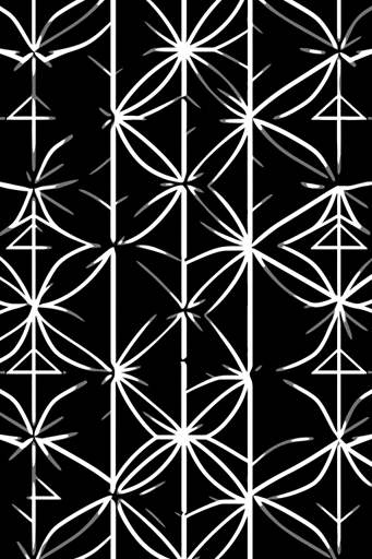 geometric pattern one color vector illustration, isolated on white background, vector flat design