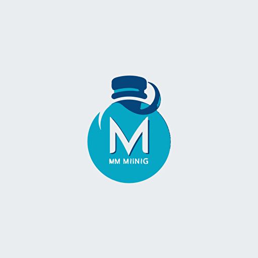simple logo design of WATER PURIFICATION, flat 2d, vector, sport, company logo, mcdonald's sign style