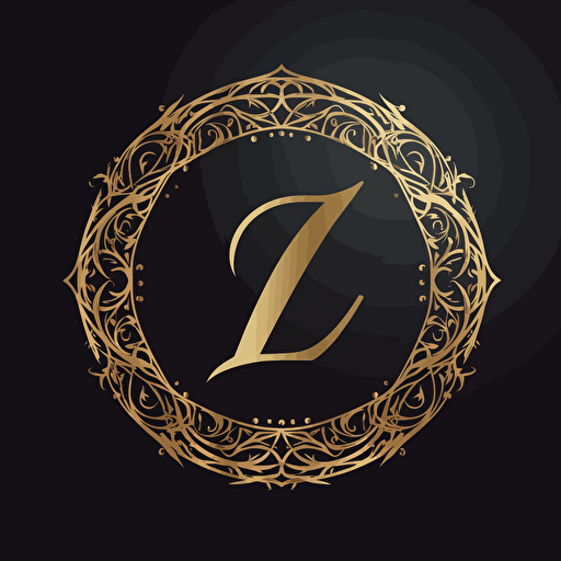 an elegant Z::3 monogram, Sans Serif, vector logo, zipper, symbolizing a fashion lifestyle clothing line