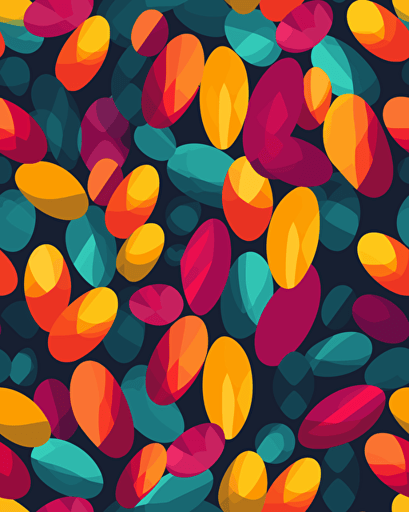 a simple vector art of one pill in vivid colors