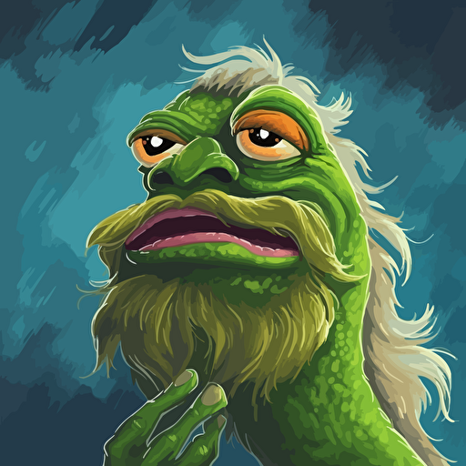 pepe the frog design vector