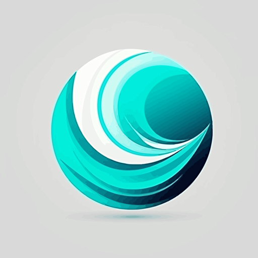 logo vague, dynamique, moderne, vectoriel