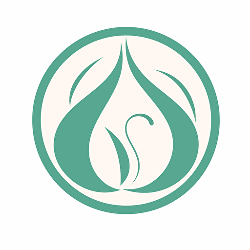a simple vector logo symbolising fertility