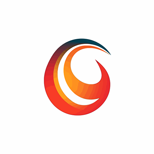 a simple vector logo with a question mark