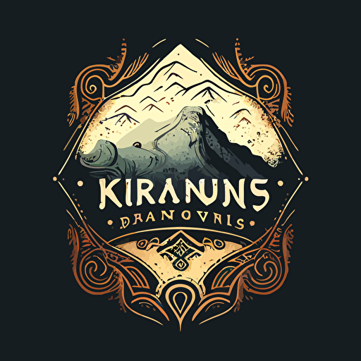 logotype, Khanu Journeys, vector, branding