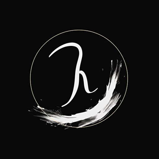 [classic,eclectic, unique, minimal] iconic logo of [brush stroke of intimacy, digital], [white] vector, on [black] background