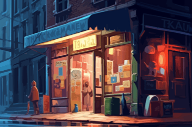 Night, street, lamp, pharmacy, A meaningless and dim light. Live at least a quarter of a century