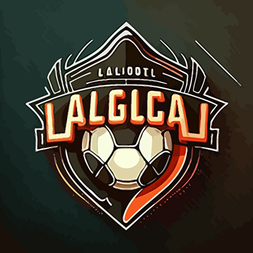 vector logo style football leauge