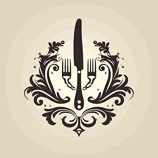 Logo for a Restaurant, vector