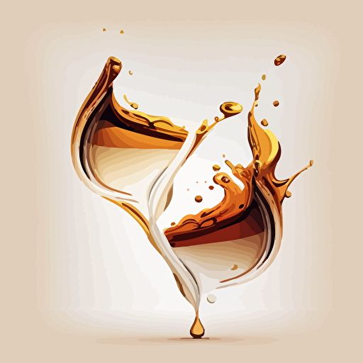 vector logo, two chai glasses