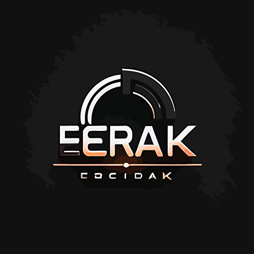 a clean and simple vector logo for a project. feedback loopback