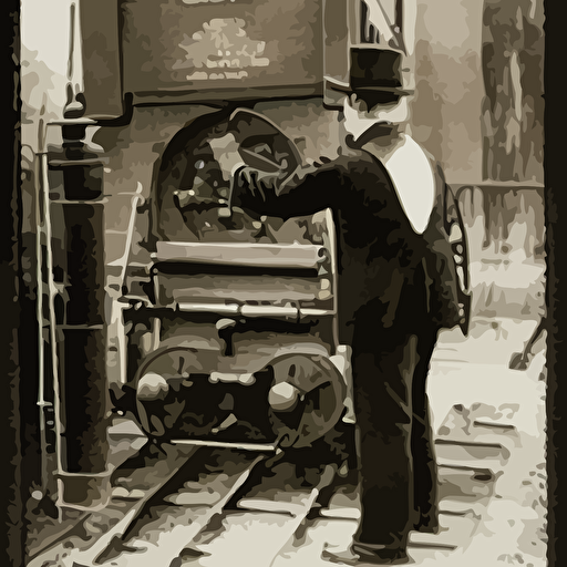 archive photograph 1856 train conductor uses 3d printer steam engine