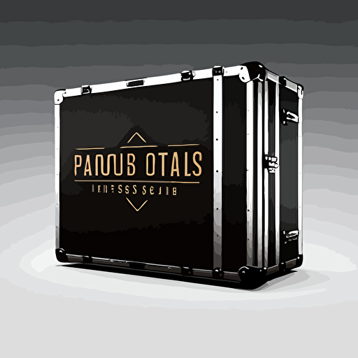 custom road cases logo, professional design, adobe illustrator, modern, powerfull, vector, award winning design, high quality, minimalistic