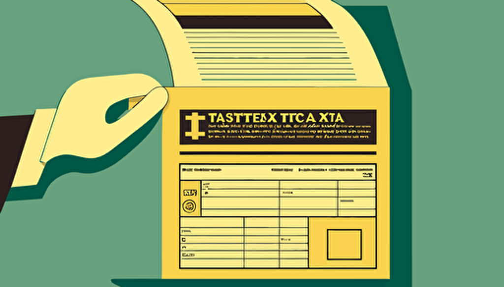 A vector illustration of Filing Tax Extension. No Text.