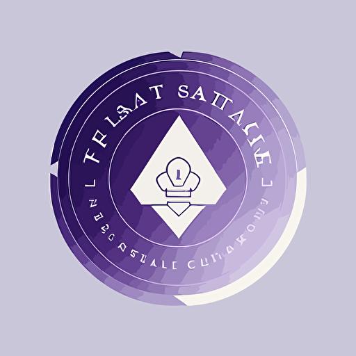 Clean logo, vector style for a tech company who works is to prevent workplace accidents and workplace illness using light purple, dark blue and white colors