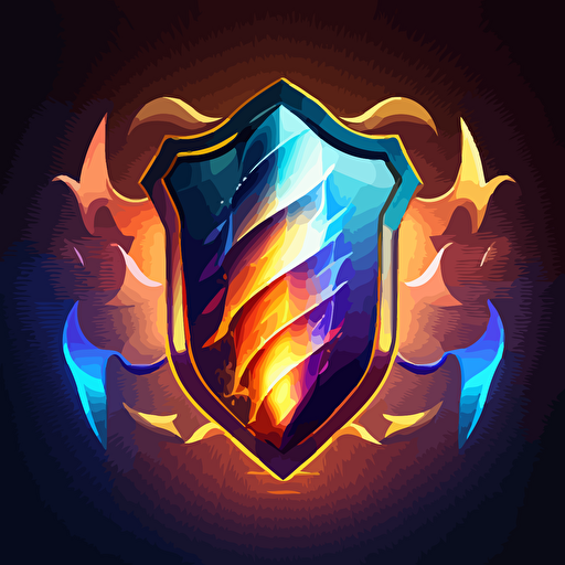 energy shield, vector art, illustration