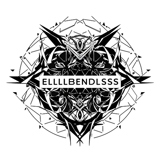 a logo representing endless possibilities, minimalistic, black vector on white background, logo design