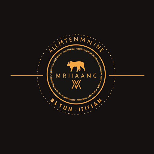 tailoring vector minimalist logo, African motifs