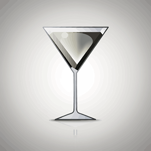 martini glass, logo, elegant, modern, vector