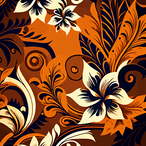 batik pattern vector illustration