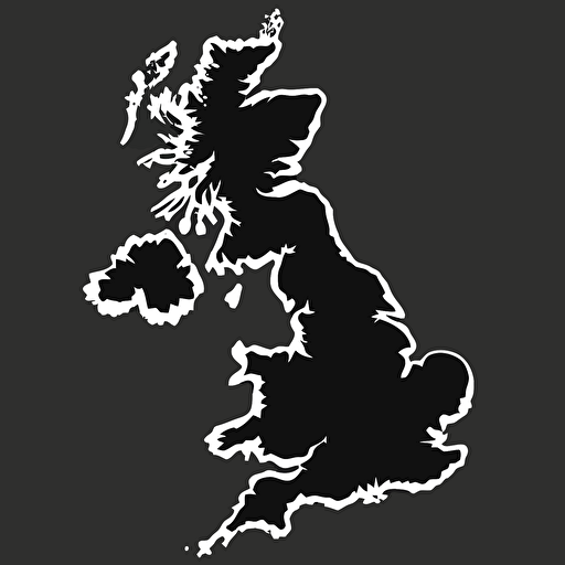 an outline drawing of the UK that I can convert to a vector.