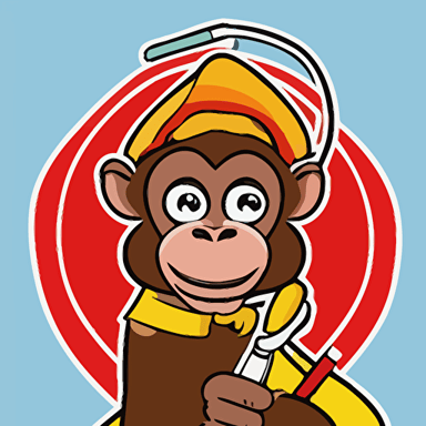 portrait monkey cigarette sticker colorful illustration highly detailed simple smooth clean vector curves jagged lines vector art smooth