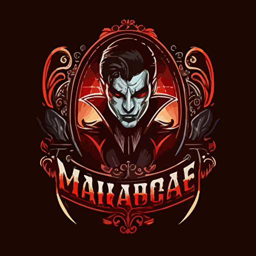 vector logo vampire the mascarade