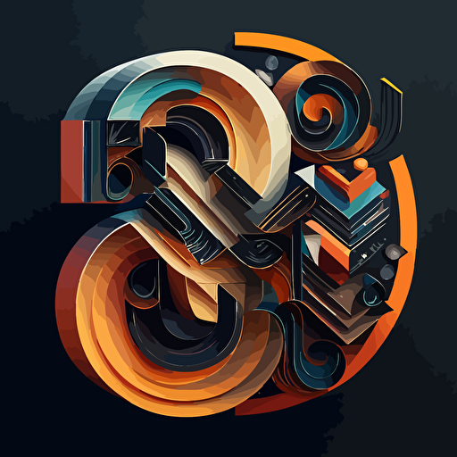 “an Modern S::3 monogram, Sans Serif, vector logo, symbolizing a technology cyber security –v 5“