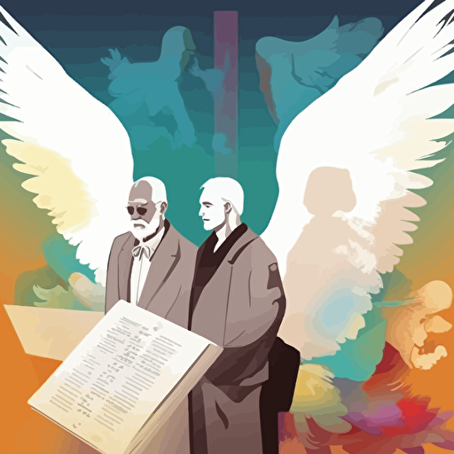 a high resolution full page vector illustration symbolizing legacy, patrimony