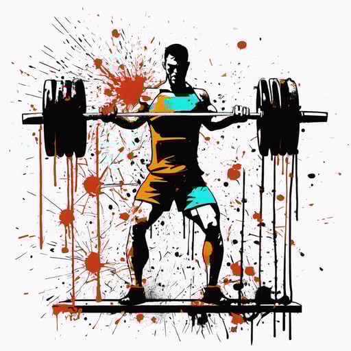 a person weightlifting