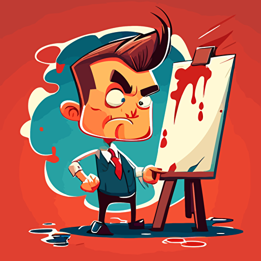 create cartoon vector of this image