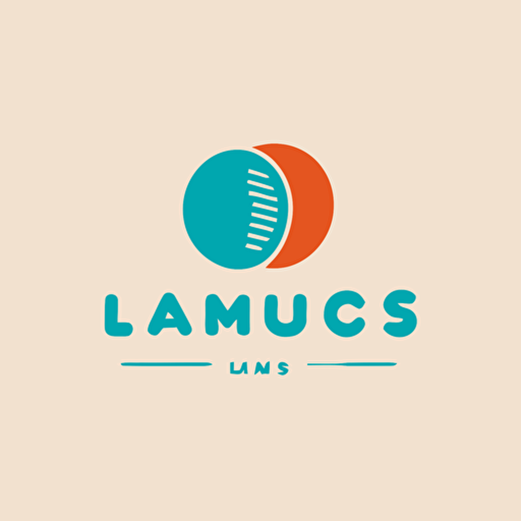 simple minimalistic logo for a golf company named JAMS, bicolor, vector