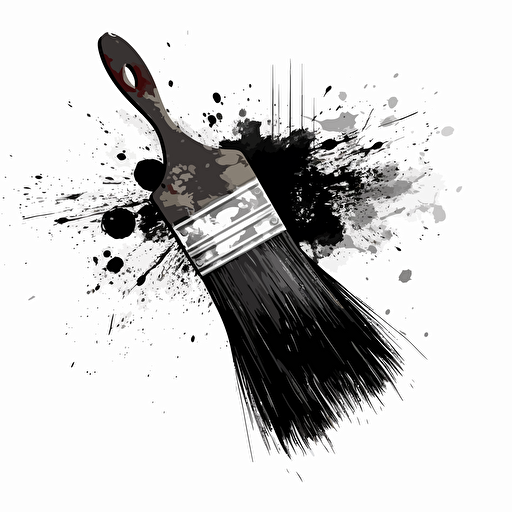 brush element, vector illustration style.