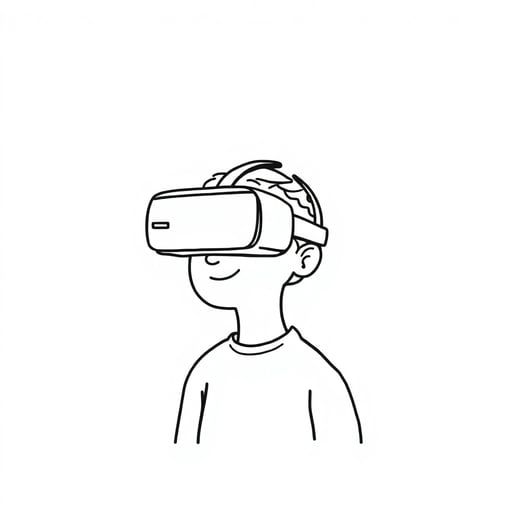 a person with vr headset 