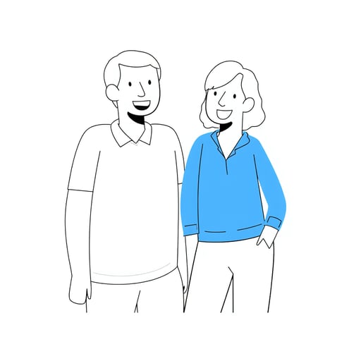an elderly couple