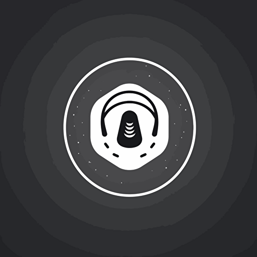 a vector logo for podcast, minimalistic style, classy