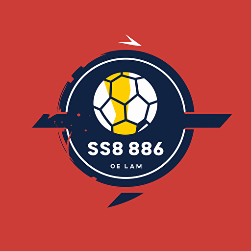 Design logo, art, flat design, vector. brand identity is for a street soccer apparel. text 86NORMAL Soccer Shop & Creative Studio
