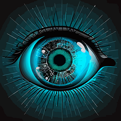 retinal myopia vector images