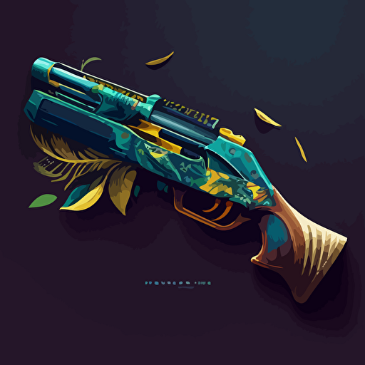 vector illustration, P2020 /Mozambique Shotgun