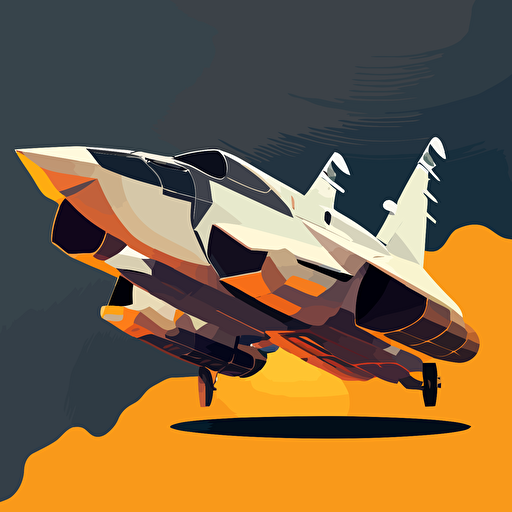futuristic space ship, simple, vector