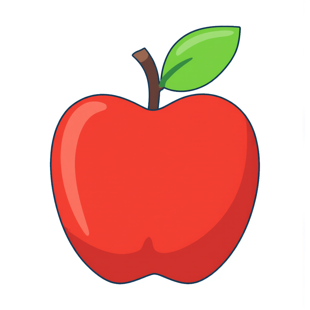 an apple