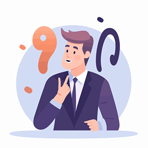 vector flat logo, ask a legal question