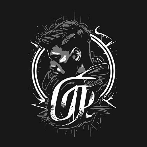 Make a logo using the letters C and D in the style of a streetwear clothing brand, vector logo.