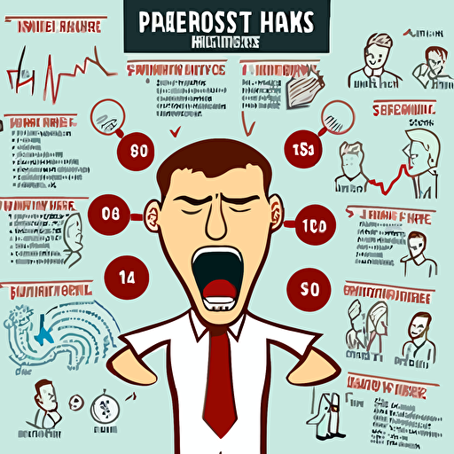 psychology of market cycle, wall street cheat sheet, simplified,market cycle, panic, euphoria, thrill, belief, anxiety, disbelief, depression, cartoon style, vector