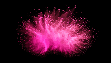 Vector pink sparkles on an isolated transparent black background. Atomization of pink dust particles png. Glowing particles png. pink dust. Light effect