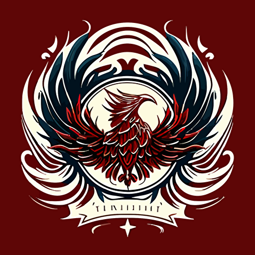 a logo of the latin symbol for liberty, vector, simple, tribal style