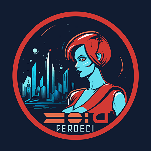 Czech Republic vector Night Club styled the logo in a futuristic simple way, vector simple logo,