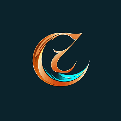 C-Z modern simple vector logo design, modern vector letter design in a very simple way
