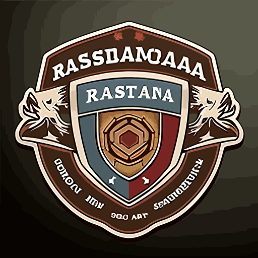 team logo for santa rosa soccer professional team, modern vector logo