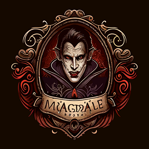 vector logo vampire the mascarade